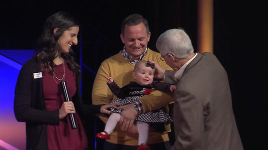 A Symbol for Passing the Faith in Child Dedication