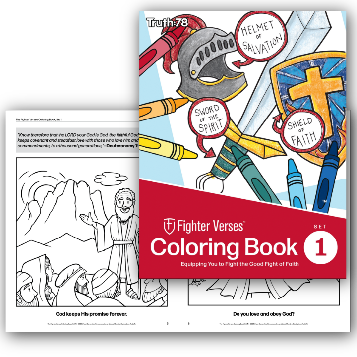 The Fighter Verses Coloring Book: Set 1