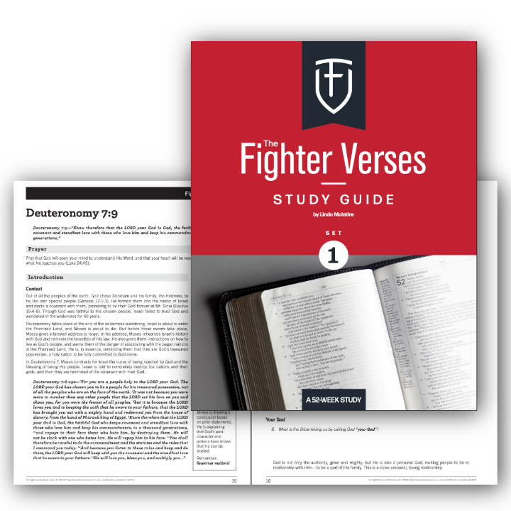 The Fighter Verses Study Guide: Set 1