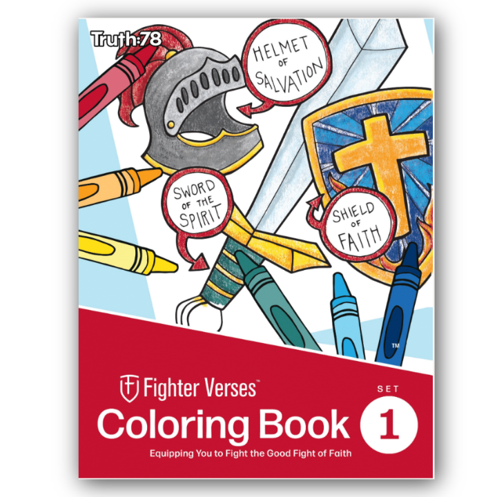 The Fighter Verses Coloring Book: Set 1