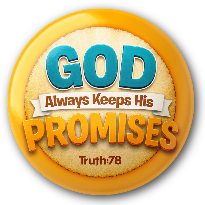 Faithful to All His Promises: Promise Buttons (8-Pack)