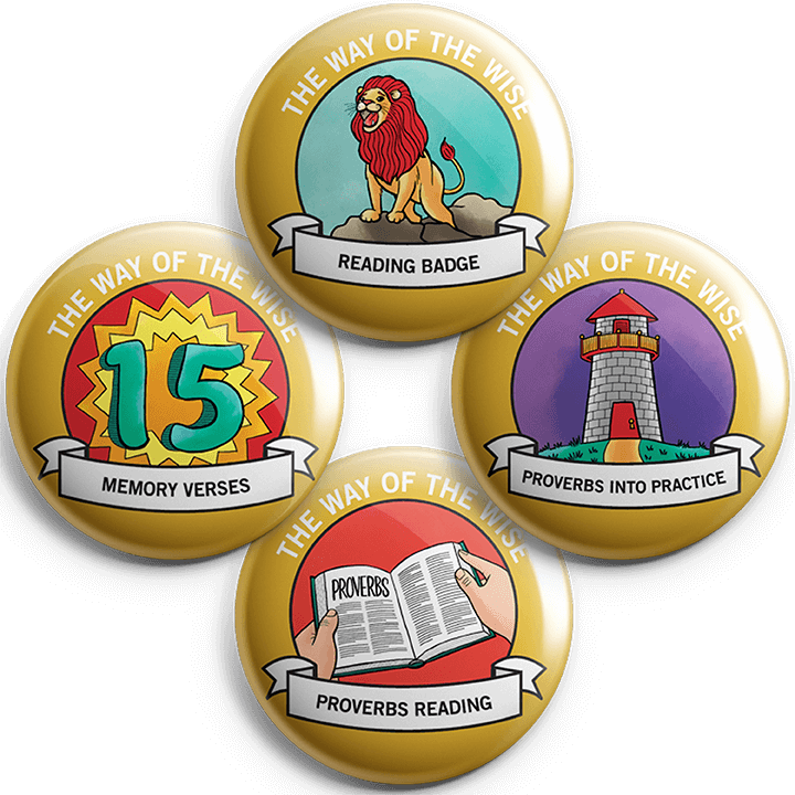 The Way of the Wise: Student Buttons (5 sets)