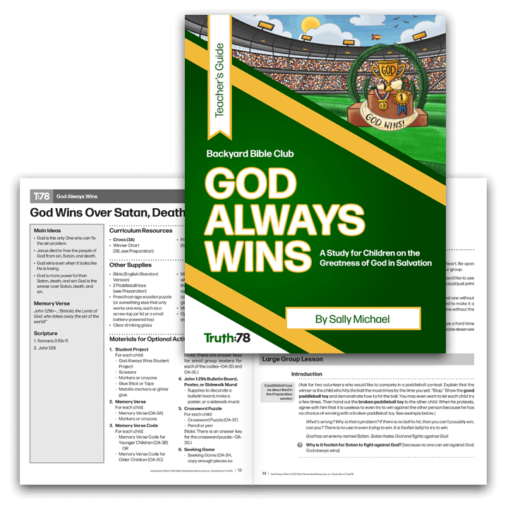 God Always Wins: Additional Teacher's Guide