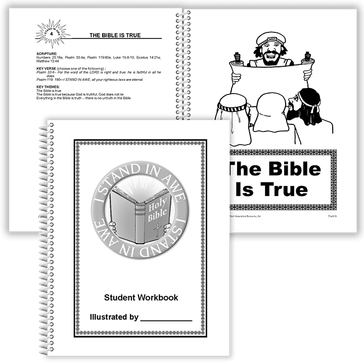 Original I Stand in Awe: Student Workbook