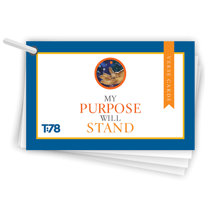 My Purpose Will Stand: Verse Cards