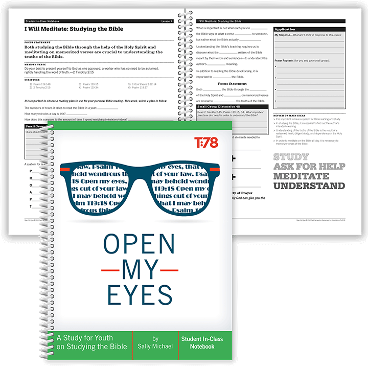 Open My Eyes: Student In-Class Notebook