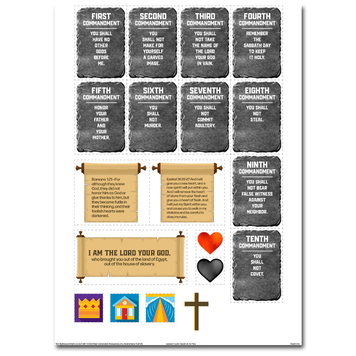 The Righteous Shall Live By Faith: Student Banner Kit (5-Pack)