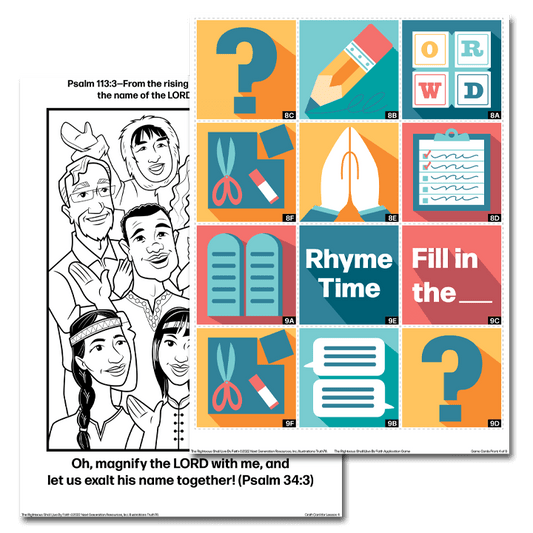 The Righteous Shall Live By Faith: Game Kit