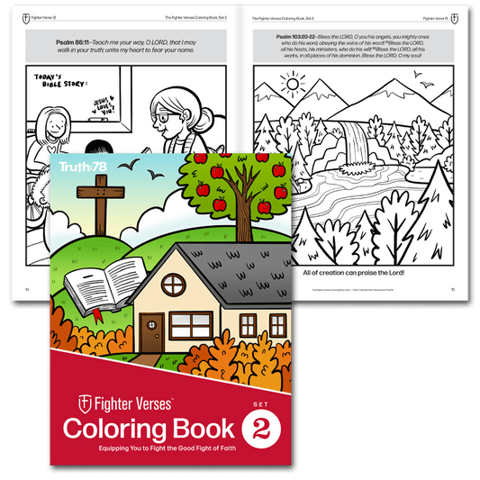The Fighter Verses Coloring Book: Set 2
