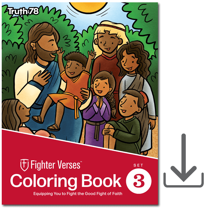 The Fighter Verses Coloring Book: Set 3
