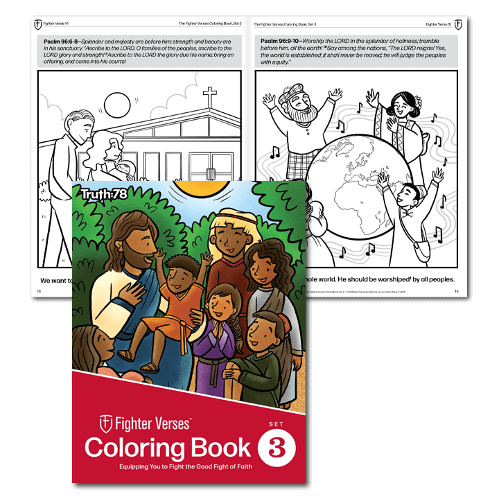 The Fighter Verses Coloring Book: Set 3