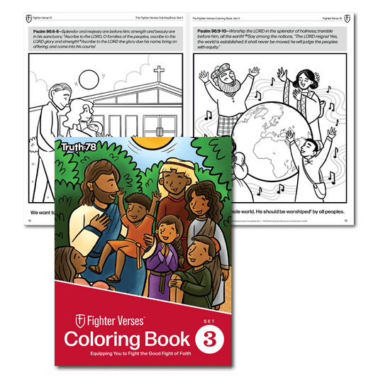 The Fighter Verses Coloring Book: Set 3