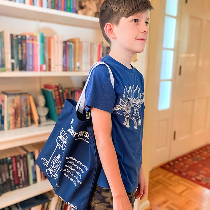 Fighter Verses Tote Bag