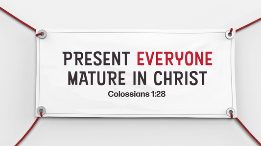 Casting Vision with Colossians 1:28 as a Banner Verse