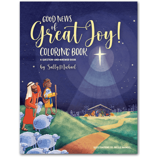 Good News of Great Joy Christmas Coloring Book for Women and Teens with Christian Scripture [Book]