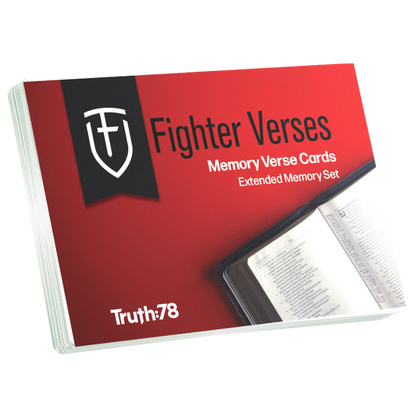 Extended Fighter Verses Bible Memory Cards