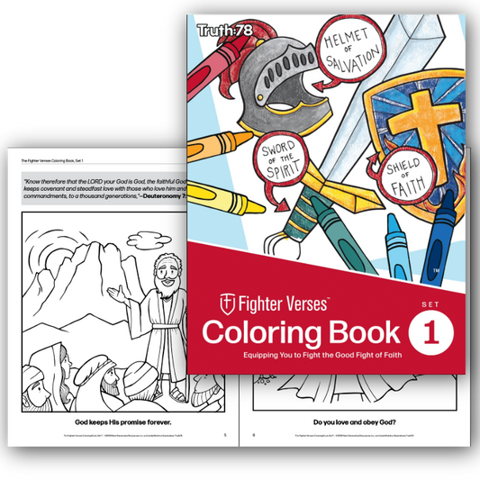 The Fighter Verses Coloring Book: Set 1