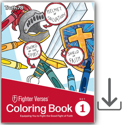The Fighter Verses Coloring Book: Set 1