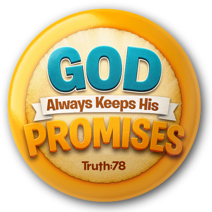 Faithful to All His Promises: Promise Buttons (8-Pack)