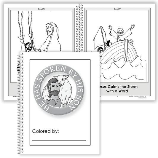 He Has Spoken By His Son: Student Coloring Book