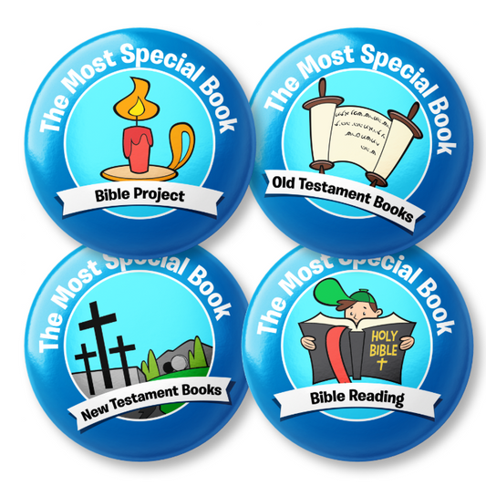 The Most Special Book: Student Buttons (5 sets)