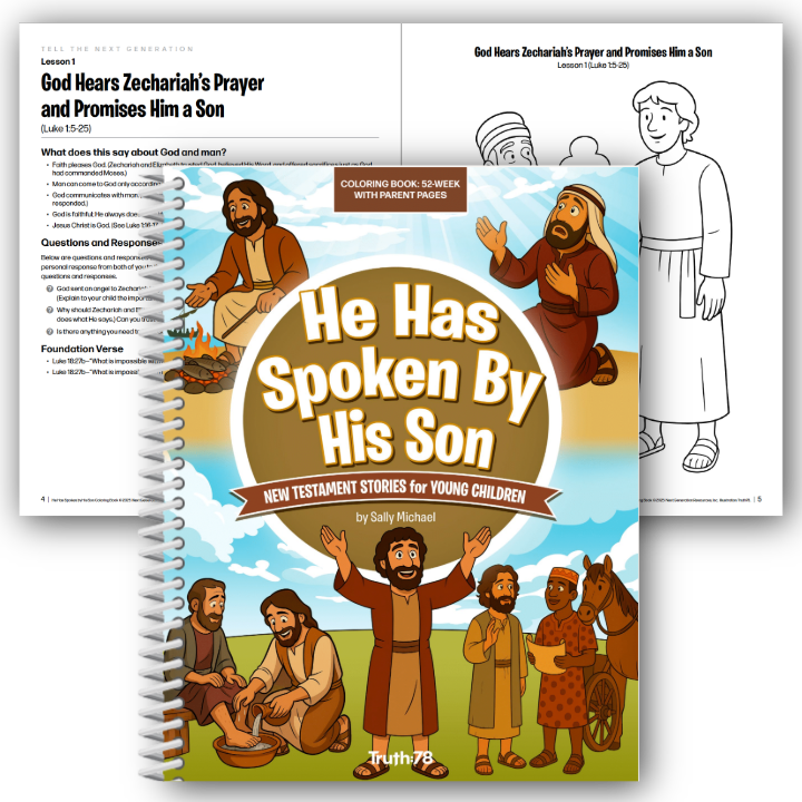 He Has Spoken By His Son: Student Coloring Book