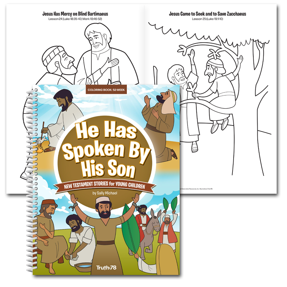 He Has Spoken By His Son: Student Coloring Book