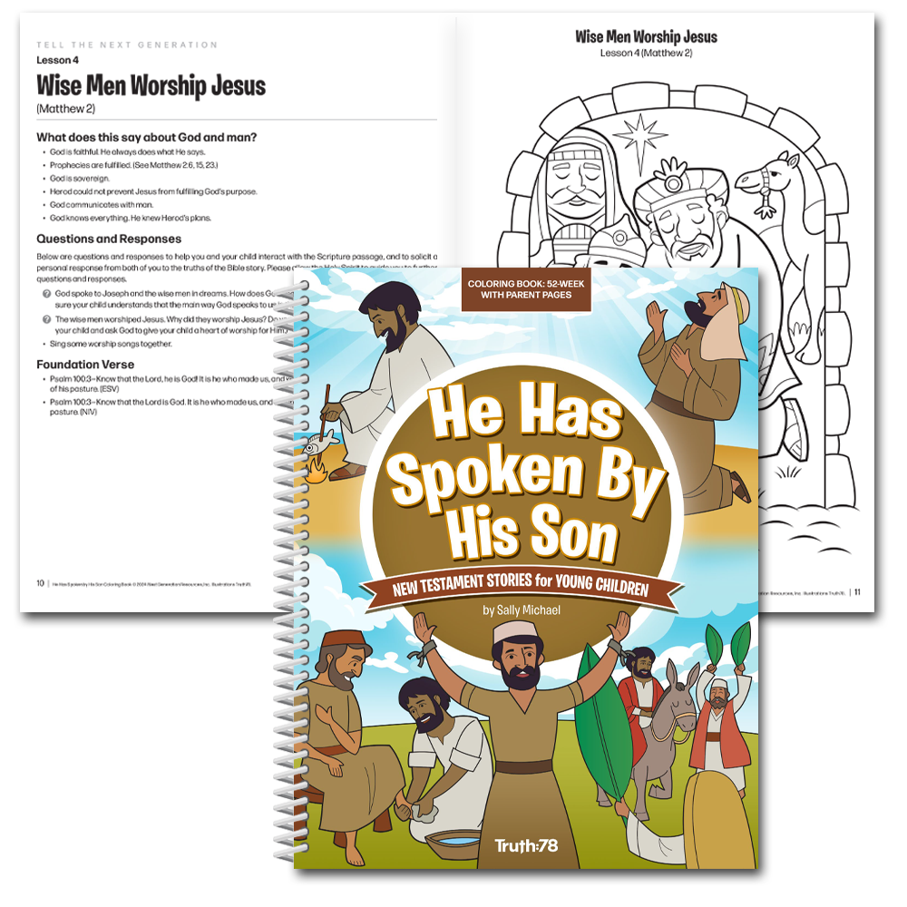 He Has Spoken By His Son: Student Coloring Book