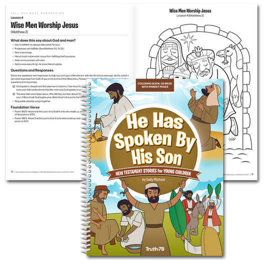 He Has Spoken By His Son: Student Coloring Book