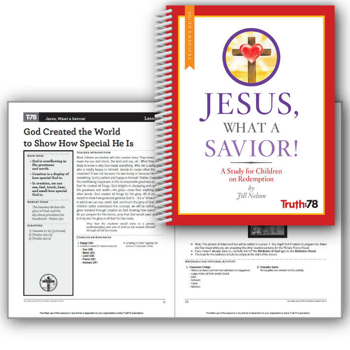 Jesus, What a Savior!: Additional Teacher's Guide