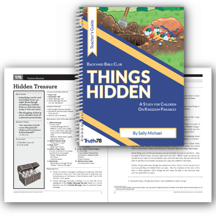 Things Hidden: Additional Teacher's Guide