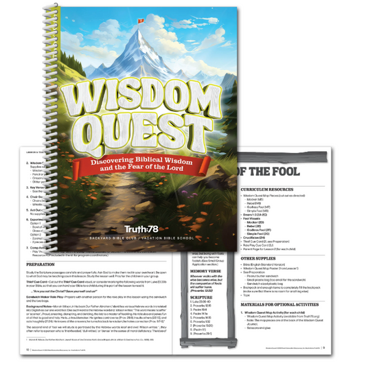Wisdom Quest: Additional Teacher's Guide
