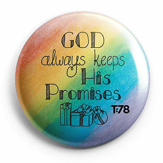 Faithful to All His Promises: Promise Buttons (8-Pack)