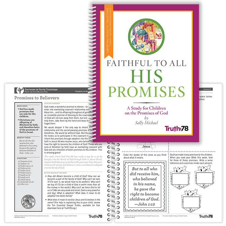 Faithful to All His Promises: Growing in Faith Together Booklet (Parent Pages)