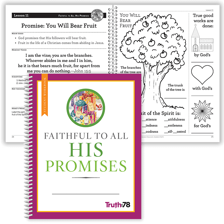 Faithful to All His Promises: 1st-4th grade Student Workbook
