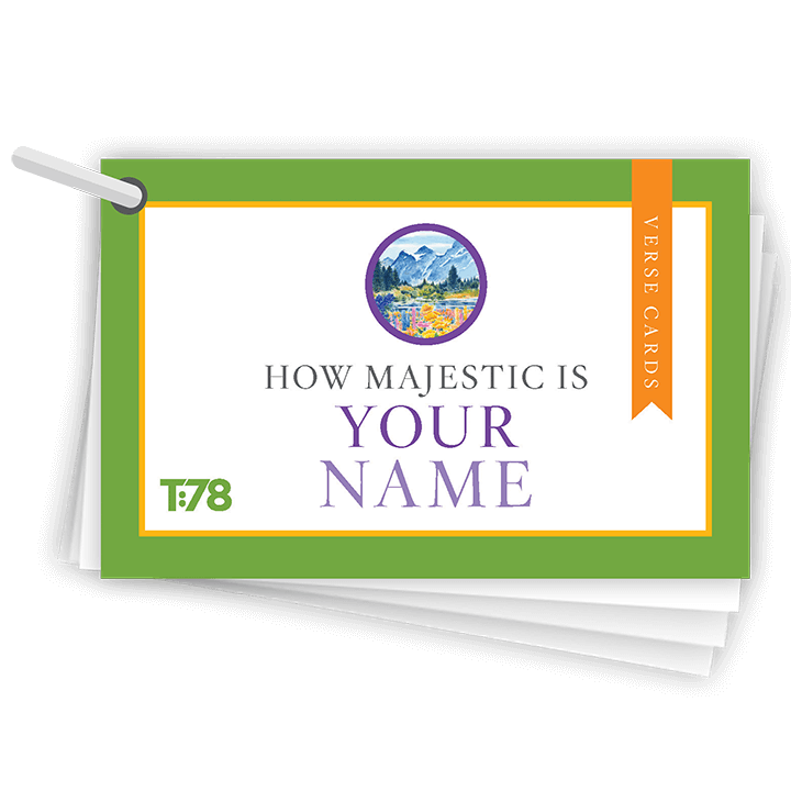 How Majestic Is Your Name: Verse Cards