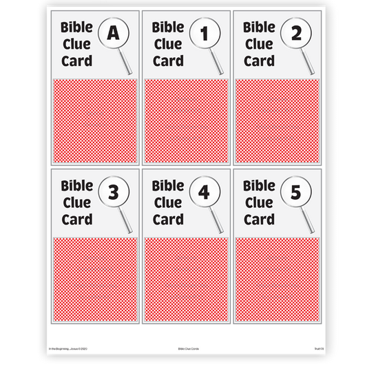 In the Beginning...Jesus: Additional Bible Clue Card Packet