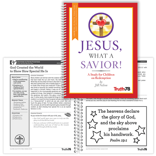 Jesus, What a Savior!: Growing in Faith Together Booklet (Parent Pages)