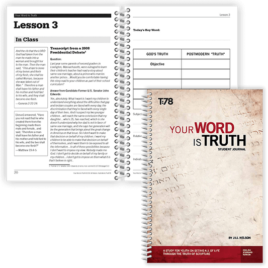 Your Word is Truth: Student Journal