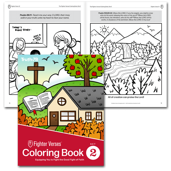 The Fighter Verses Coloring Book: Set 2