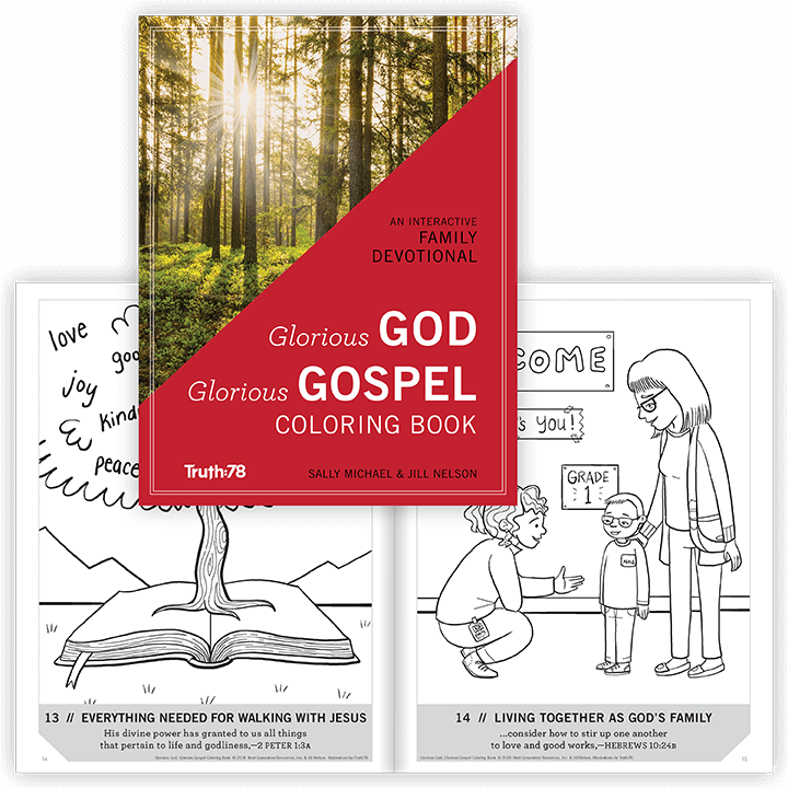 Glorious God, Glorious Gospel: Coloring Book