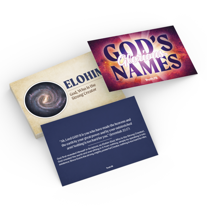 God's Glorious Names Cards