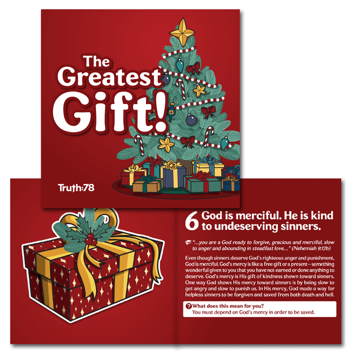 The Greatest Gift! (10-Pack of Mini Booklets) - Christmas Evangelism