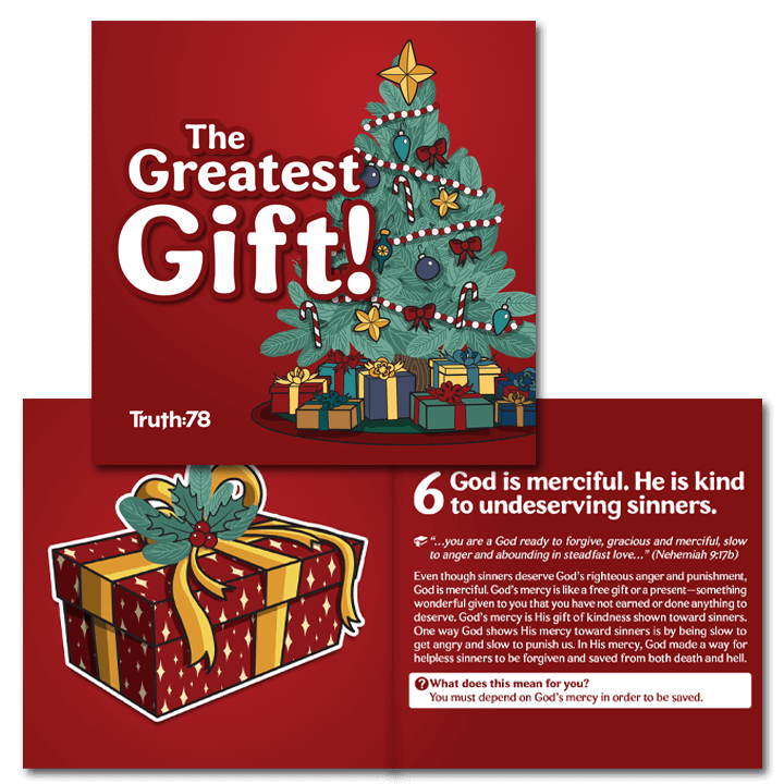 The Greatest Gift! (10-Pack of Mini Booklets) - Christmas Evangelism –  Truth78