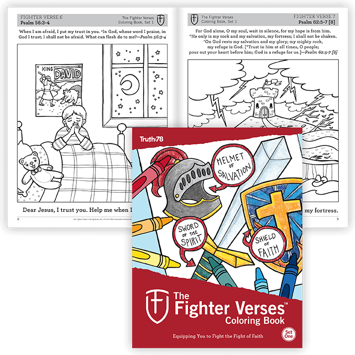 The Fighter Verses Coloring Book: Set 1
