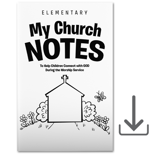 My Church Notes: Elementary (25-Pack) - Electronic